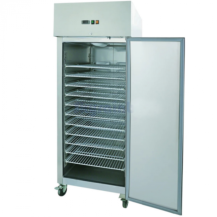 Edelstahlkühlschrank, Inhalt 733 Liter, Backnorm